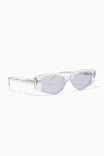 Dixy Cat-eye Sunglasses in Acetate       