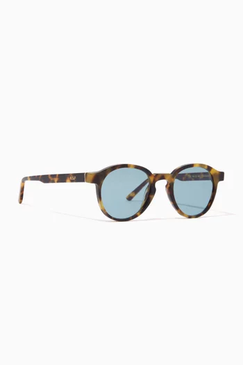The Warhol Cheetah Sunglasses in Acetate