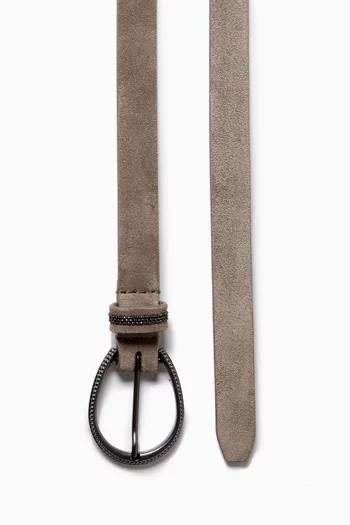 Belt in Reversed Leather