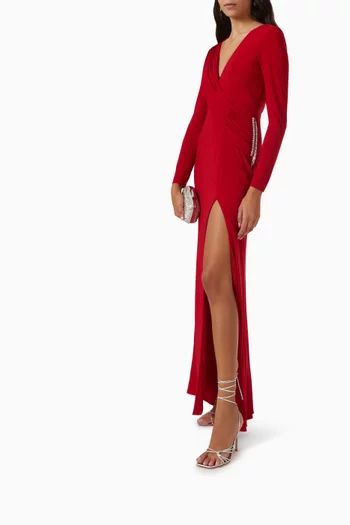 Ruched Jersey Gown