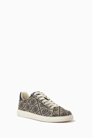 Howell Court Sneakers in T Monogram Jacquard  
