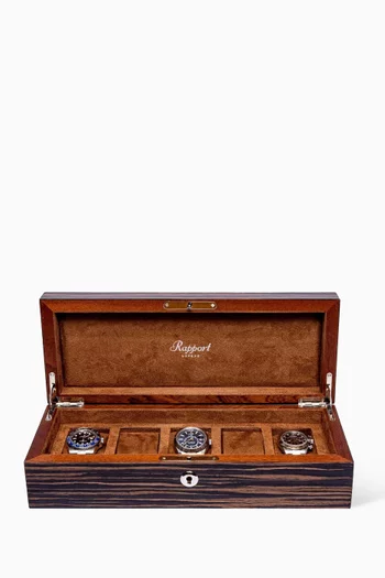 Heritage 5 Watch Collectors Box in Wood  