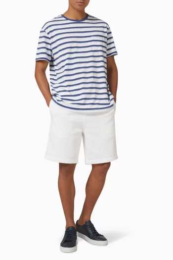 Striped T-shirt in Cotton Jersey 