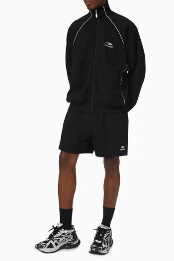 3B Sports Icon Tracksuit Shorts in Fleece Jersey