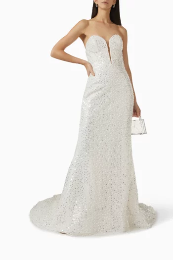 Ferrera Wedding Dress in Sequins