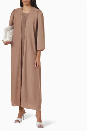 Long Sleeve Abaya Set