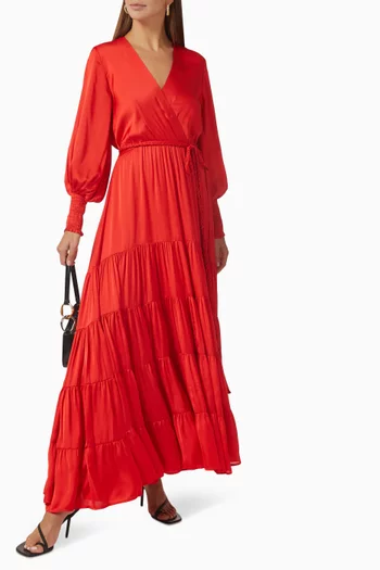 Eva Maxi Dress in Polyester