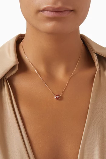 Saint-Petersbourg Diamond Necklace in 18kt Rose Gold