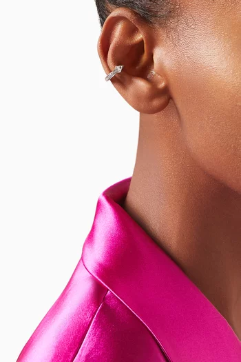 Ferox Diamond Ear Cuff in 18kt White Gold