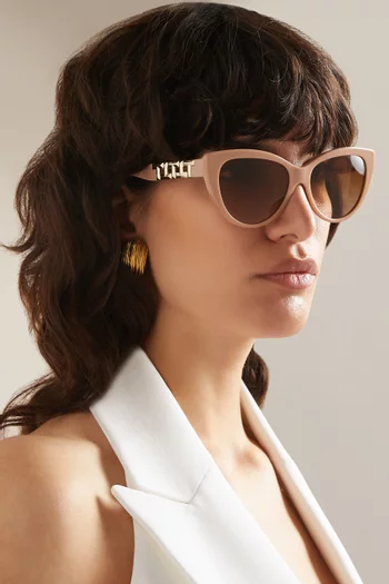 T Collection Cat-eye Sunglasses in Acetate