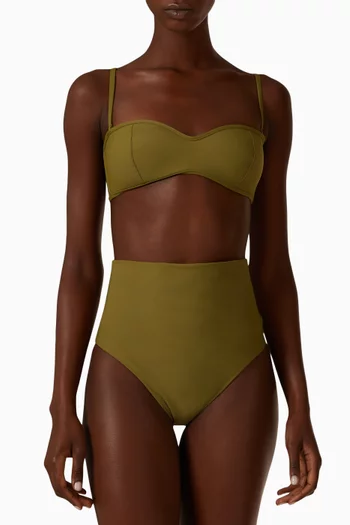 Clara Bikini Top in Sculpteur® Fabric