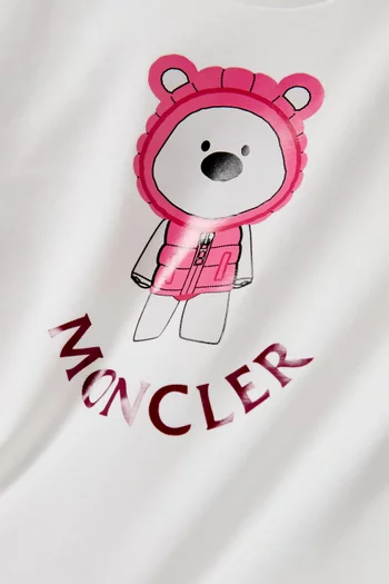 Bear Logo T-shirt in Cotton
