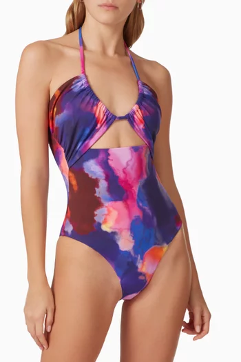 Judite One-piece Swimsuit in Stretch Blend