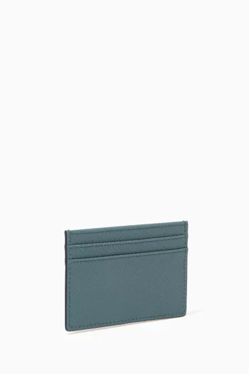 Panama Flat Card Holder in Crossgrain Leather