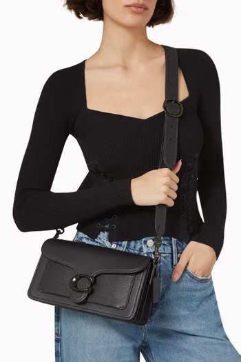 Tabby Shoulder Bag in Pebbled Leather