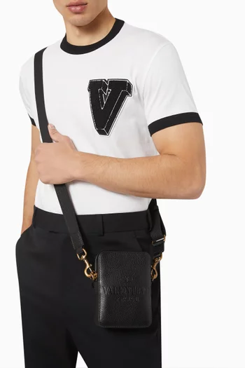 Valentino Garavani Small VLTN Crossbody Bag in Leather