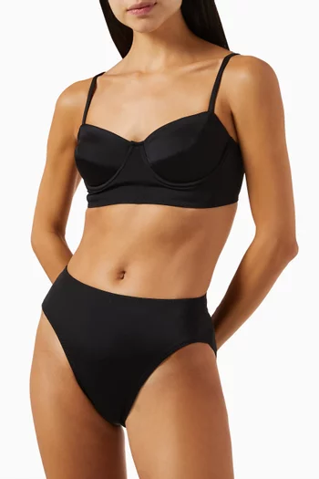 Underwire Bra Bikini Top in 4-way stretch Nylon Lycra
