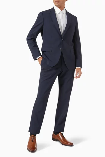 Slim-Fit Suit Jacket & Pants in Stretch Wool