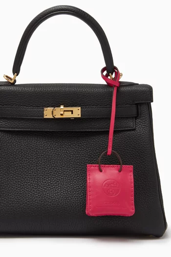 Unused Rose Mexico Bag Charm in Milo Lambskin & Swift Calfskin