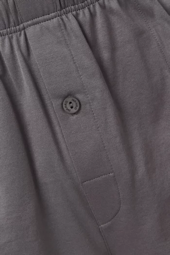 Sporty Boxers in Cotton Jersey