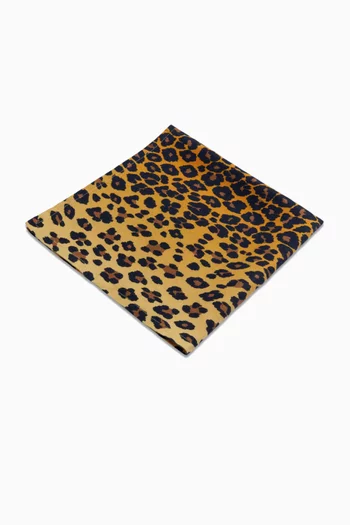 Leopard Napkins in Linen Sateen, Set of 4