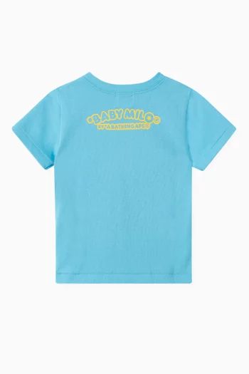 Baby Milo Fishing Vest Print T-shirt in Cotton