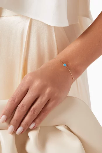 Eve Turquoise Bracelet in 18kt Gold