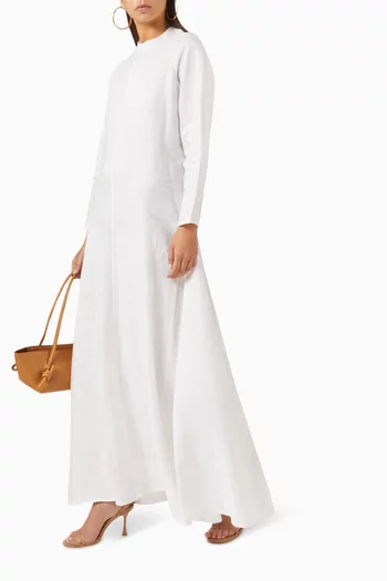 Cacoon Cut Maxi Dress in Cotton