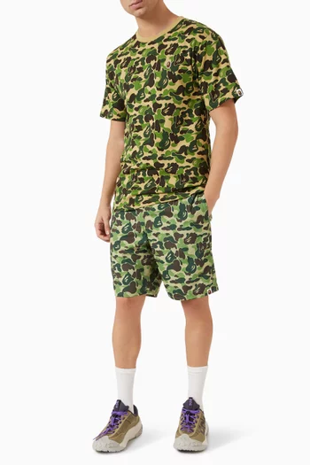 ABC Camo Ape Head One Point T-shirt in Cotton