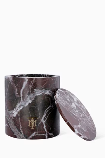 Montroi Rosso Candle Holder in Marble