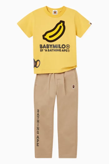 Sleeping Baby Banana Milo T-shirt in Cotton-jersey