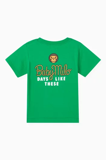 Baby Milo Pocket-print T-shirt in Cotton-jersey