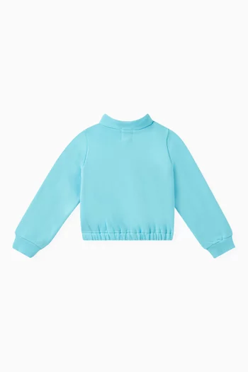 Baby Milo Half-zip Sweatshirt in Cotton