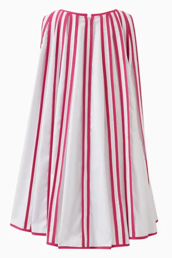 Kimaya Contrast-trim Dress in Cotton