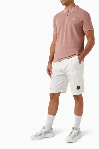 Logo Polo Shirt in Cotton-piqué