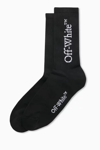 Arrow Bookish Socks in Cotton-knit