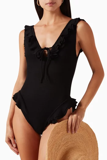 Pina One-Piece Swimsuit in Polyamide-Blend