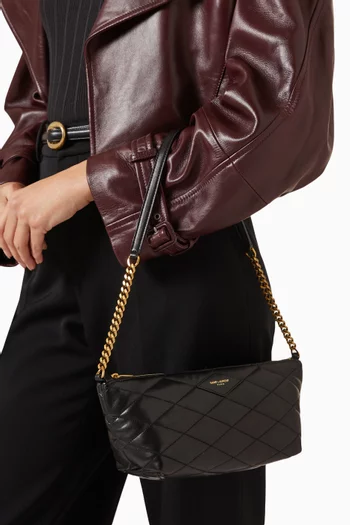 Mini Shoulder Bag in Quilted Leather