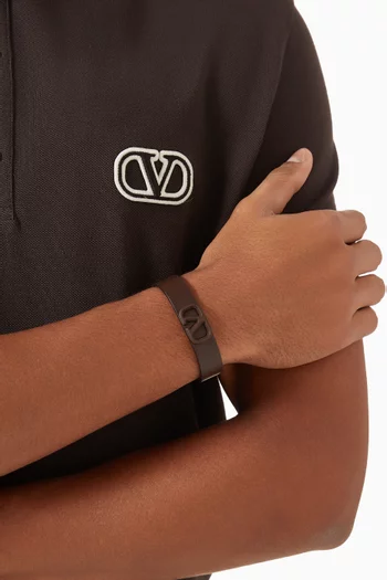 Valentino Garavani VLOGO Bracelet in Leather