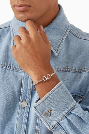 Valentino Garavani VLOGO Bracelet in Cord
