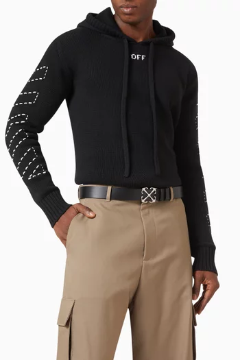Arrow Buckle Belt in Leather