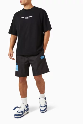 On-The-Go Moon Surfer Swim Shorts