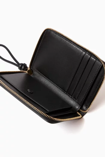 Giro Pocket Zip-around Wallet in Smooth Leather