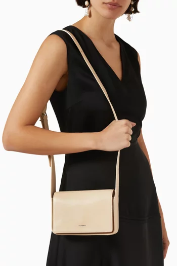Small Sling Shoulder Bag in Leather