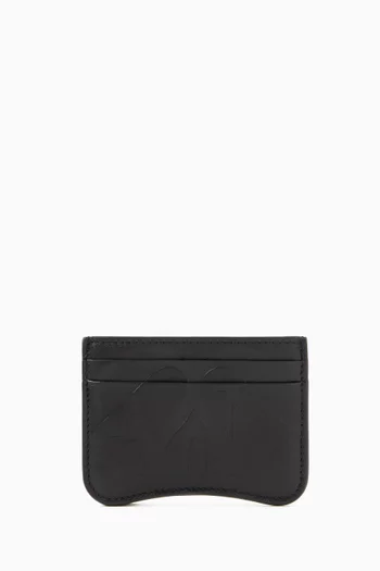 The Seal Card Holder in Leather