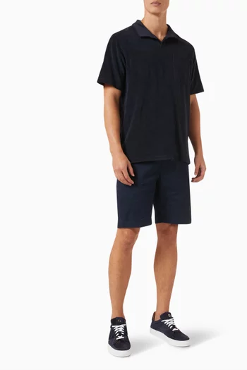 Johnny Collar T-shirt in Terry
