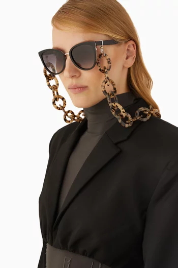 Sheila Eyeglasses Chain in Metal