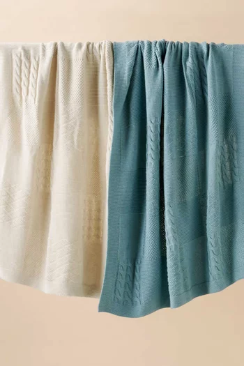 Textured Patchwork Blanket