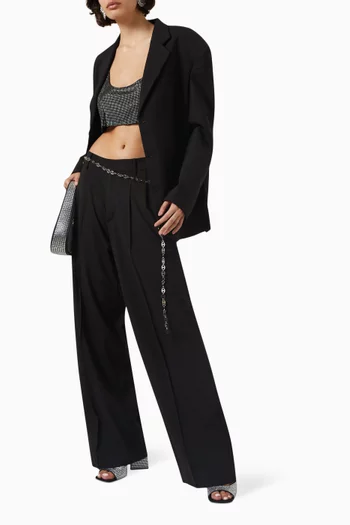 Straight-fit Pants in Wool