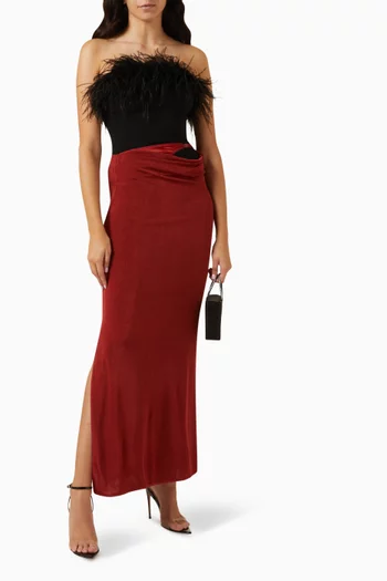 Kerry Maxi Skirt in Polyester